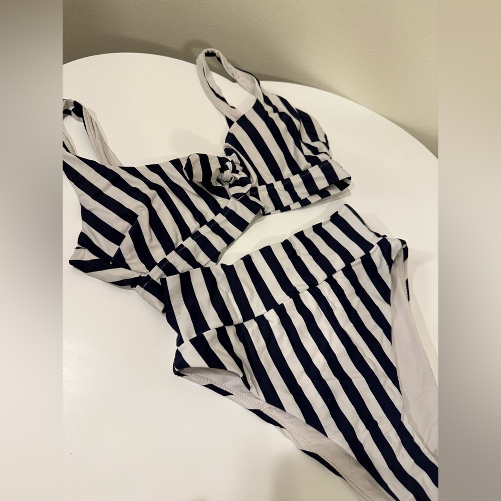 Aerie Striped bikini Set
